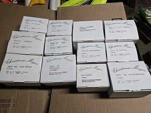 LOTE 24 ADORNOS MÁGICOS NAVIDAD PERSONAJE DISNEY GROLIER VINTAGE CON CAJAS  - Imagen 1 de 3