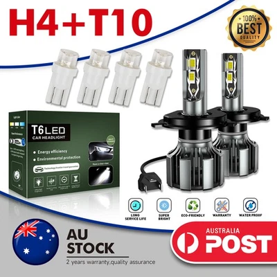 NEW  MODIGT H4+T10 LED Headlight Globe For Suzuki Baleno Sedan 1998 1999 2000 AU - image 1 of 4