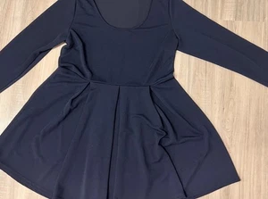 WOMEN'S WHITE MARK BLUE SLEEVELESS KNEE LENGTH DRESS SIZE 2X - Picture 1 of 3