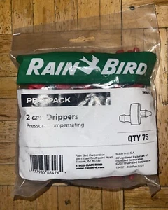 Rain Bird 2 GPH Dripper Emitter 75 Pack Drip Irrigation Garden Water SW20-75 NEW - Picture 1 of 2