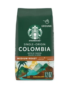Café molido Starbucks Colombia, tostado medio, 12 oz - Imagen 1 de 7