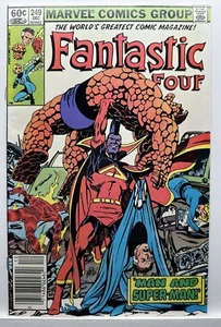 Marvel Comics Fantastic Four Man and Super-Man #249 (1982) - Picture 1 of 1