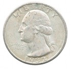 First Year! 1932 Washington Quarter 90% Silver - Tough *762