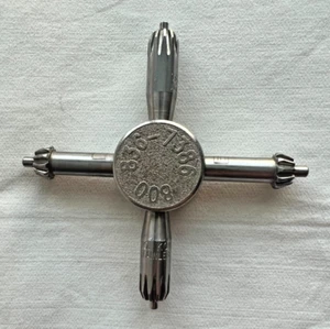 Jacob 4 Way Drill Chuck Key different sizes Germany Stainless Steel - Picture 1 of 4