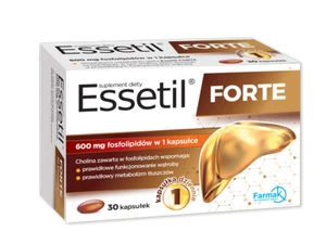 ESETIL FORTE 600mg 60-240 Capsules Liver Protection Regeneration Detox - Picture 1 of 3