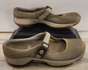 Merrell Encore Mary Jane Damengröße 8,5 beige Mesh Schuhe Clogs Ortholite - Bild 1 von 8