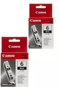 2 cartucce stampante Canon BCI-6BK nere (originali) - consegna gratuita e veloce! - Foto 1 di 2