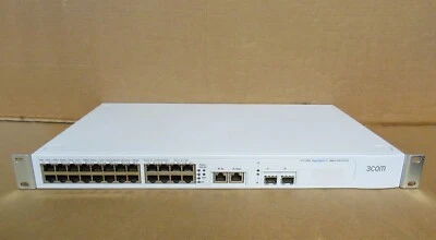 3COM SuperStack 3 4200 28-Port Network Switch 26x 10/100 2x SFP Ports 3C17304A - Image 1 of 3