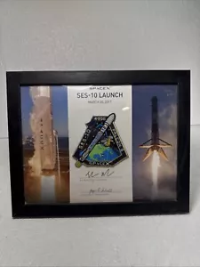SES-10 LANCIO SPACEX SPACE X DIPENDENTE NUMERATO AUTENTICA PATCH PRESENTAZIONE - Foto 1 di 10