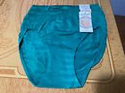 Jockey Matte and Shine Teal Green  Hi-Cut -set of 3-Size 7-New with Tags
