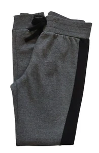 Guess Kids Los Angeles Girls Charcoal Grey Heather Jogger Size Large Logo Pants - Picture 1 of 5