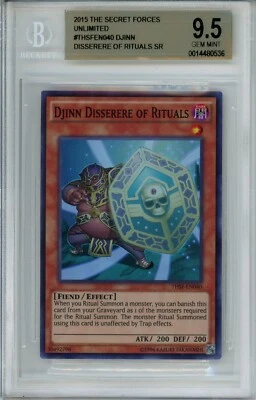 The Secret Forces #THSF-EN040 Djinn Disserere of Rituals BGS 9.5 - Image 1 of 2