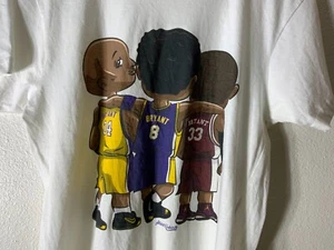 Street Rebirth Kobe Bryant shirt, Sz Youth L White, Kobe's chidhood. - Picture 1 of 3