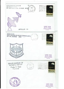 Apollo 14 Space Jan-Feb 1971 Tracking Stations 6 Covers COLORADO !! - Picture 1 of 2