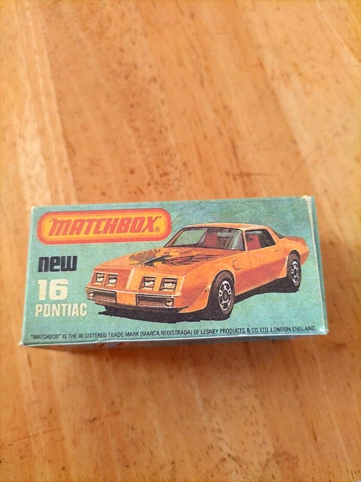 Matchbox Superfast - No16 Pontiac  - Replica / Copy Box only - Image 1 of 3