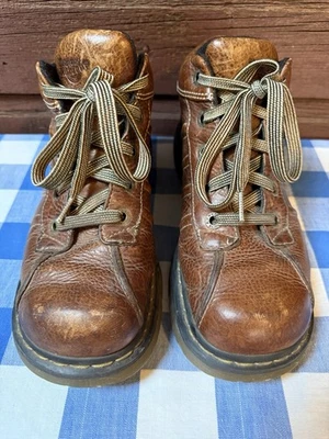 Botín Dr Doc Martens Y2K Vintage Grueso 2C01 Cuero Marrón Plataforma Hombre’s 9 Foto 1 de 4
