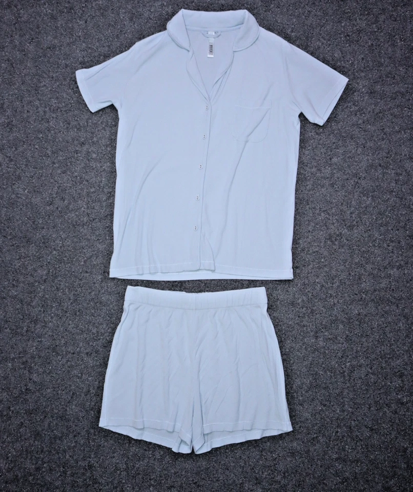 Juego de dormir corto SKIMS Soft Lounge verde oliva talla XL Foto 1 de 4