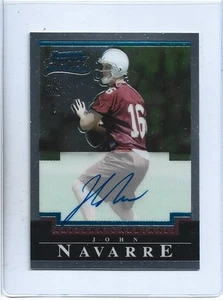 Tarjeta de novato John Navarre 2004 Bowman cromada autografiada #241-Cardinals - Imagen 1 de 2