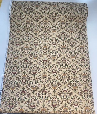 4 Yards 4”x 44” Henry Glass & Co Cotton Fabric FOLK ART FAVORITES Pattern #7074 - Image 1 of 4