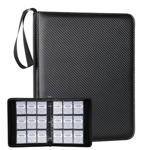 Premium 9-Black Pocket Card Binder – 720 Collection Binder Folder Card Album ... - Picture 1 of 7