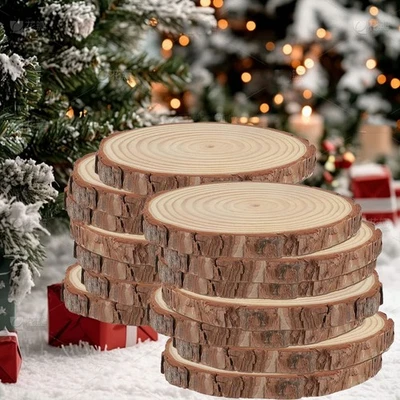 Holzscheiben 18cm Baumscheiben groß Ohne Loch Rund Deko DIY Bastel Bastelholz - Bild 1 von 4