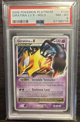 2009 Pokemon Platinum #124 Giratina LV.X Holo PSA 8 NM-MT  - Image 1 of 4