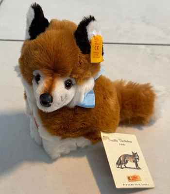 Original Steiff Fuchs Snuffi klein 077227 mit knopf im Ohr - Bild 1 von 4