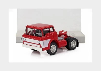 BREKINA PLAST BRE86325 FORD USA - C-SERIES TRACTOR TRUCK 2-ASSI 1970 - RED WHITE - Immagine 1 di 2