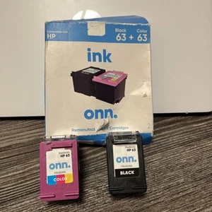 HP KOMPATIBEL 63 XL SCHWARZE TINTE AUF DRUCKERPATRONE Offene Verpackung 02/24 Ablaufdatum - Bild 1 von 1
