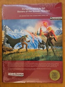 Slavers of the Sunken Garden Dungeon Module GP Pathfinder 3.5 d20 Gaming Paper - Picture 1 of 2