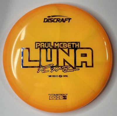 Discraft 2025 Paul McBeth Tour Series Z Swirl Luna 176g Scaled NEW - Image 1 of 2