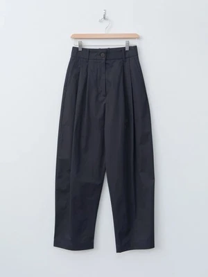 Pantalón Studio Nicholson Acuna Algodón Plisado Azul Marino Oscuro Talla S Usado Foto 1 de 4