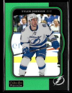 2017-18 O-Pee-Chee Platinum Retro Rainbow Green #R37 Tyler Johnson /49