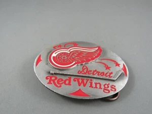 Detroit Red Wings Limited Edition Pewter NHL Team Logo Belt Buckle - Picture 1 of 2