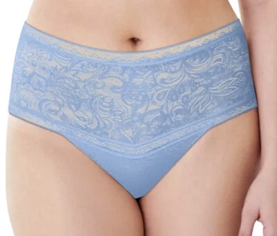 MAIDENFORM Suavizante Diario Cintura Alta Encaje Azul Tanga Panty NUEVO Para Mujer Talla S 5 Foto 1 de 4