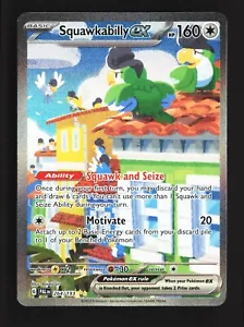 PokemonTCG - Squawkabilly ex - 264/193 - SV02: Paldea Evolved - NM - Picture 1 of 2