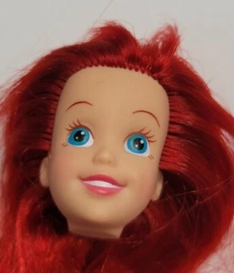 TYCO DISNEY DOLL HEAD ONLY FOR REPLACEMENT OR OOAK THE LITTLE MERMAID ARIEL VTG - Bild 1 von 5