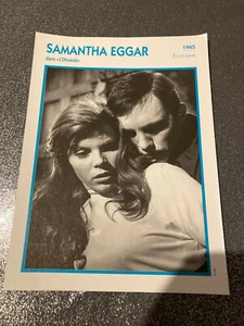 CARTE FICHE ATLAS ACTEUR :  SAMANTHA EGGAR dans l'Obsédé  - Picture 1 of 1