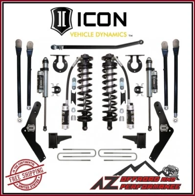 ICON 4-5.5" Coilover System Stage 4 For 2011-2016 Ford F250 F350 Super Duty - Image 1 of 2