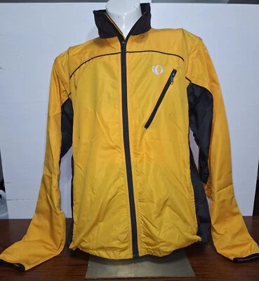 Chaqueta de ciclismo Pearl Izumi XL amarilla y negra con mangas con cremallera Foto 1 de 4