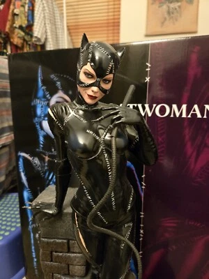 Estatua Catwoman Formato Premium Sideshow Batman Returns Michelle Pfeiffer #1767 Foto 1 de 4