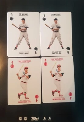 2019/20 Topps 52 Card Baseball Game By Kenny Mayne Ted Williams carl yastrzemski - Image 1 of 2