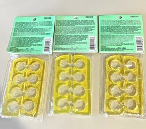 3 separadores de dedos de gel Prolinc be natural Spa, cuidado de pies amarillo - Imagen 1 de 5