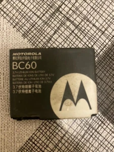 ORIGINAL Genuine BC60 BC-60 Battery MOTOROLA SLVR L2 SLVR L6 L7 RAZR V3x - Zdjęcie 1 z 1