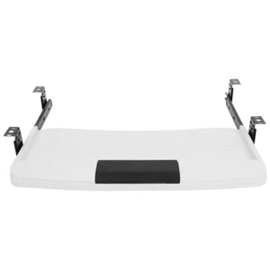1 Set of Under Desk Storage Plate Hidden Drawer Keyboard Tray Office Keyboard Pl - Picture 1 of 10