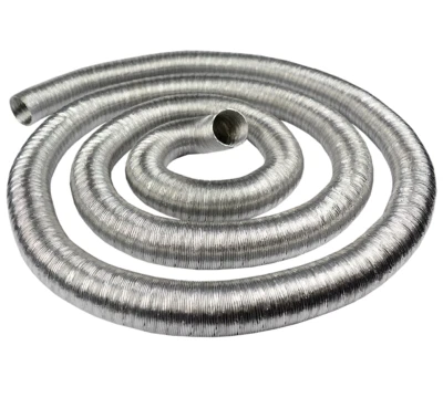 Alu Hitzeschutzrohr 35mm / 38mm / 55mm Alurohr flexibel Aluschlauch Aluflex - Bild 1 von 2