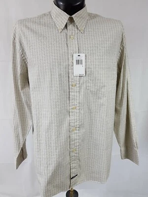Nautica 80s Two-Ply Cotton Shirt Mens  Size L (Regular Price 59.50) NewWT - Image 1 of 4