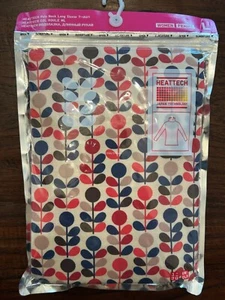 BNIB Orla Kiely x Uniqlo Heattech Roll Neck Long Sleeve T-shirt Top - Size UK L - Picture 1 of 2