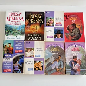 Lindsay McKenna Romance Lot x8 Silhouette & Mills & Boon Red Tail Hero Mercenary - Foto 1 di 23