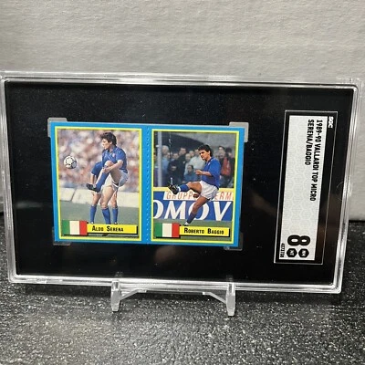 1989 Vallardi Giochi Preziosi Top микро карты Альдо Серена Роберто Баджо SGC 8 - Изображение 1 из 4
